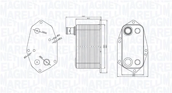 Oil Cooler, engine oil
